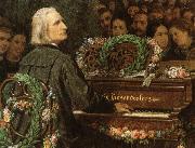 franz liszt playing a piano built by ludwig bose. george bernard shaw